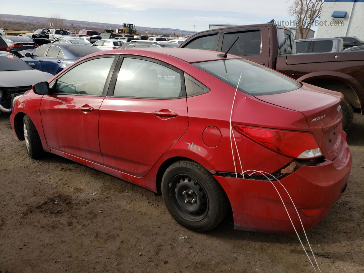 2017 Hyundai Accent Se Red vin: KMHCT4AE3HU173601