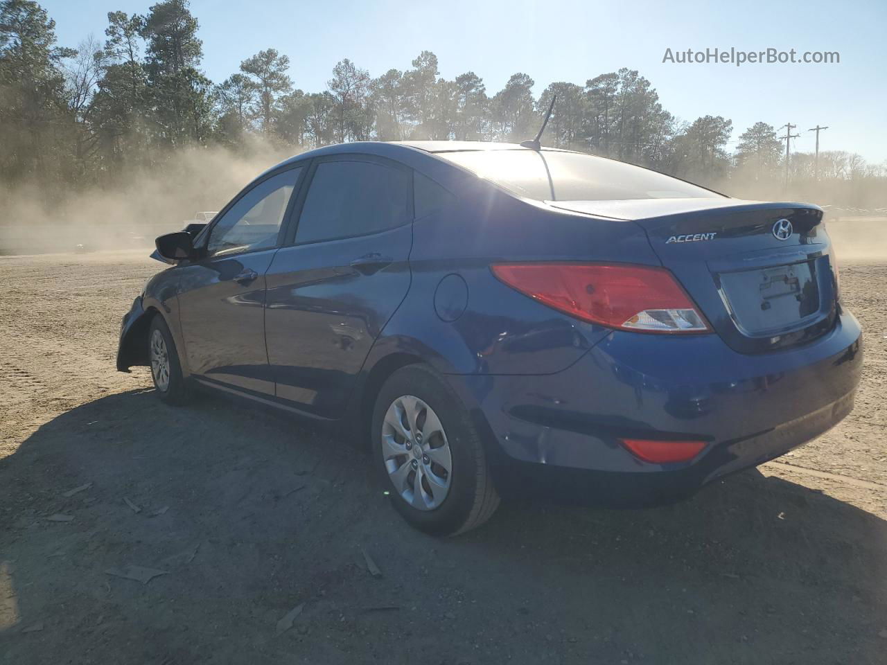 2017 Hyundai Accent Se Blue vin: KMHCT4AE3HU173789