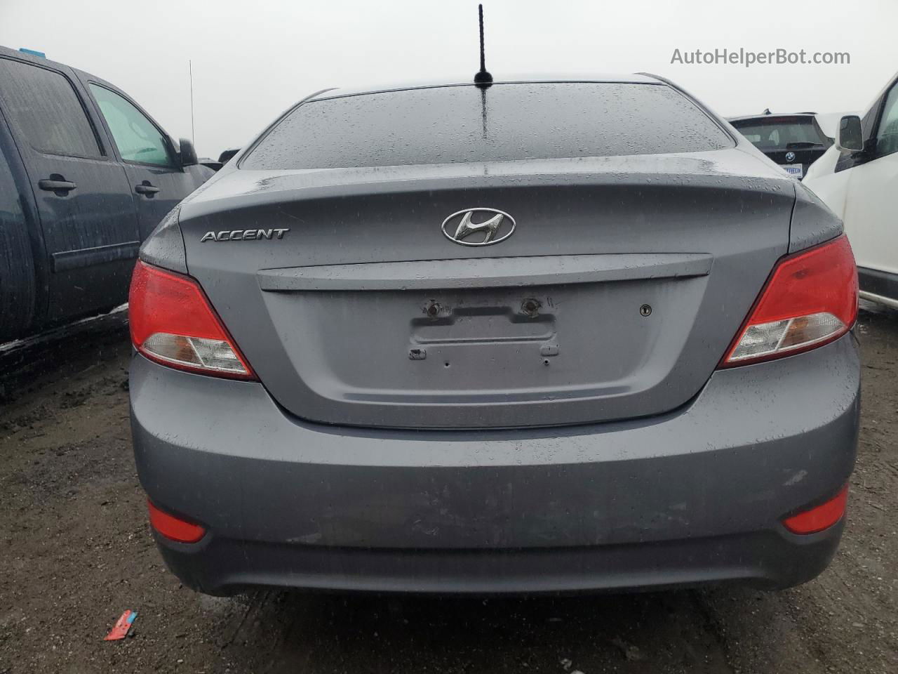 2017 Hyundai Accent Se Gray vin: KMHCT4AE3HU191841