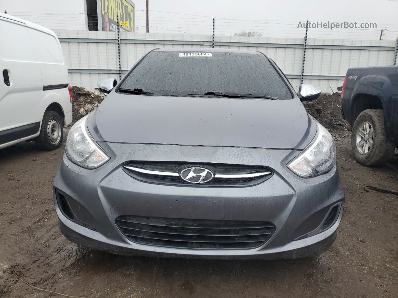 2017 Hyundai Accent Se Gray vin: KMHCT4AE3HU191841