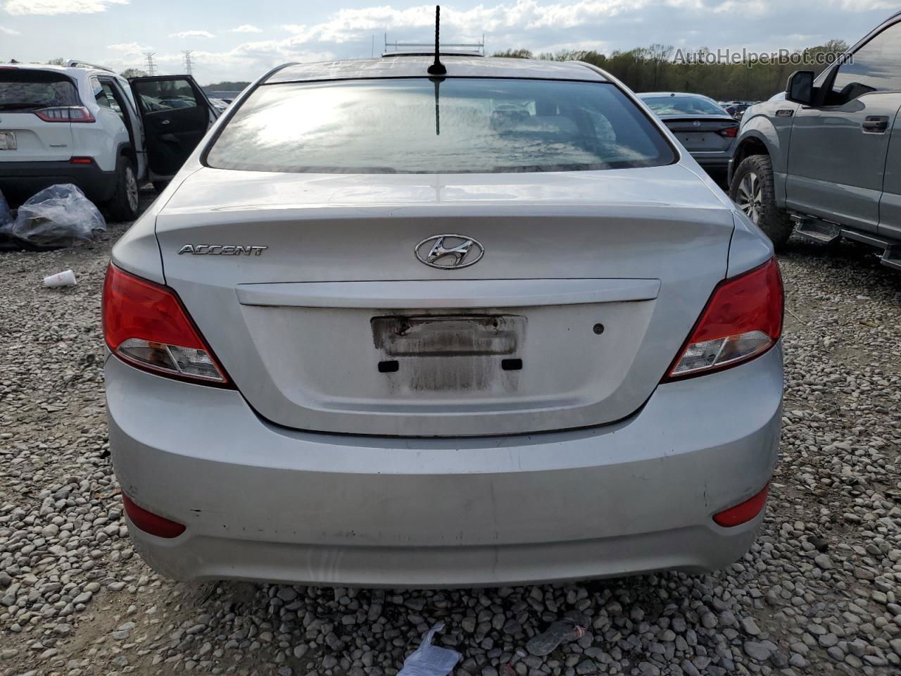 2017 Hyundai Accent Se Silver vin: KMHCT4AE3HU194822