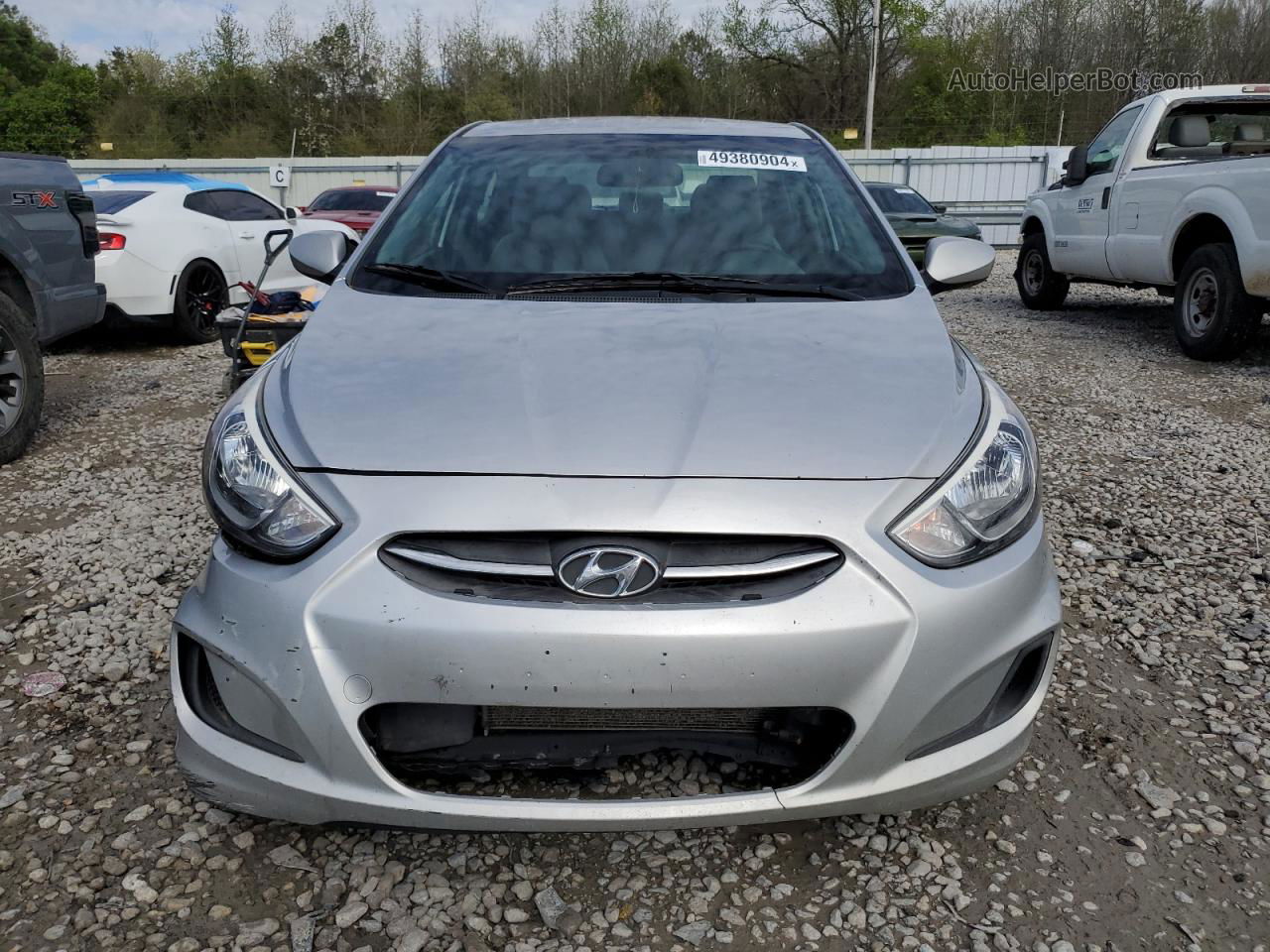 2017 Hyundai Accent Se Silver vin: KMHCT4AE3HU194822