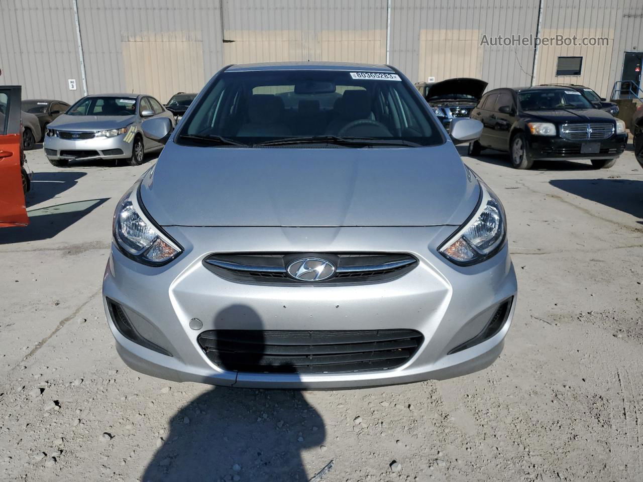 2017 Hyundai Accent Se Silver vin: KMHCT4AE3HU253223