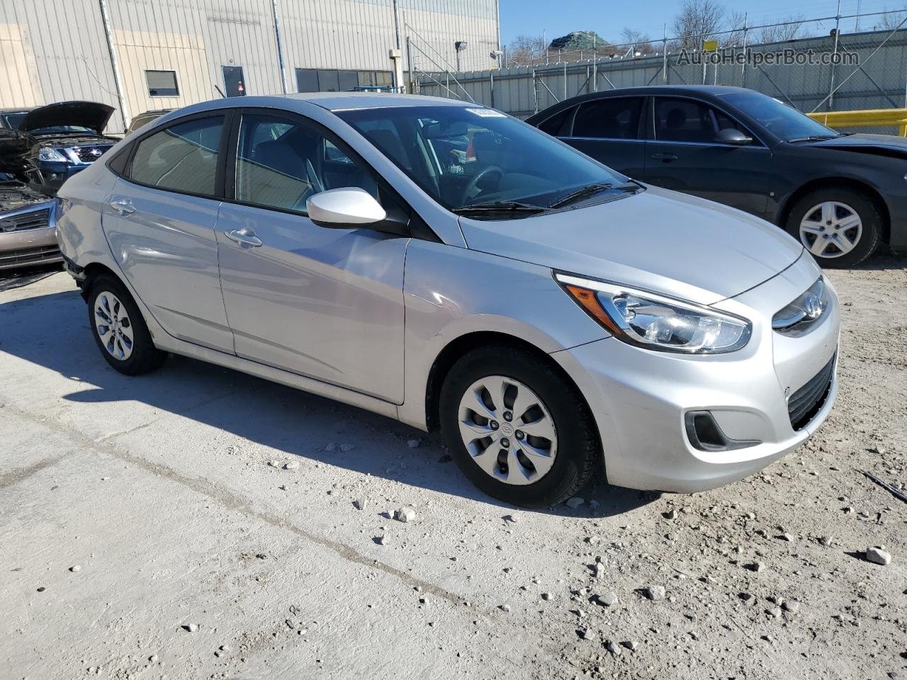 2017 Hyundai Accent Se Silver vin: KMHCT4AE3HU253223