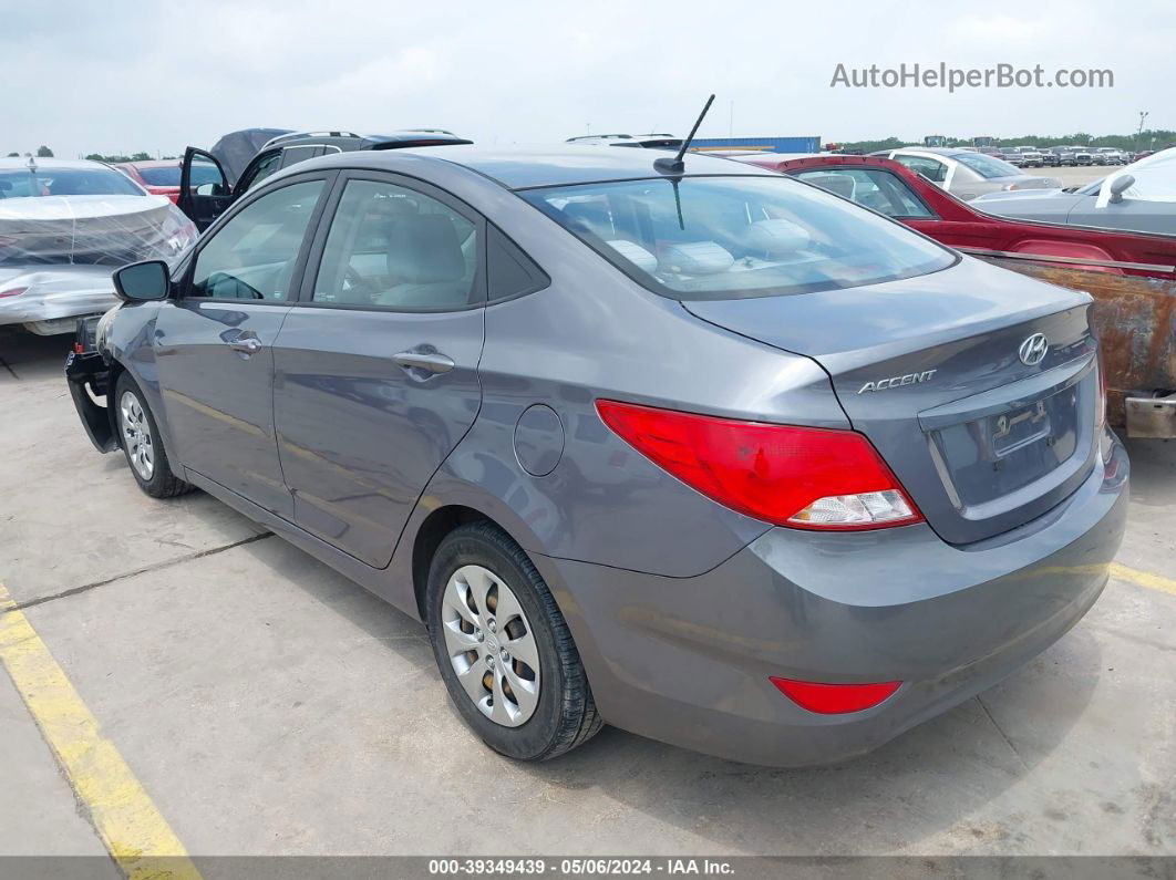 2017 Hyundai Accent Se Gray vin: KMHCT4AE3HU283225