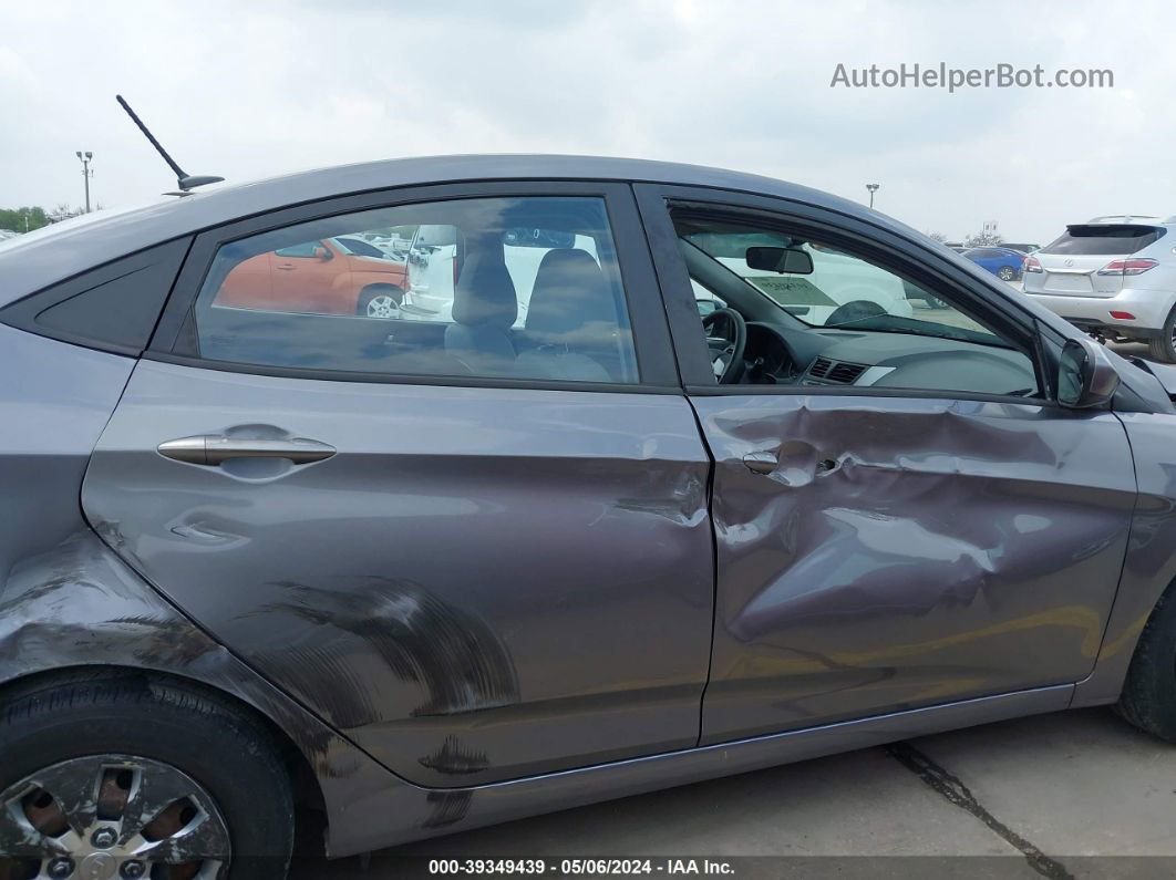 2017 Hyundai Accent Se Gray vin: KMHCT4AE3HU283225