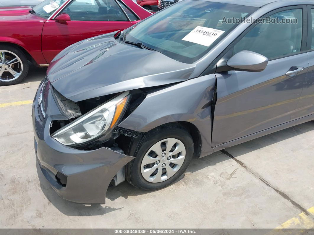 2017 Hyundai Accent Se Gray vin: KMHCT4AE3HU283225