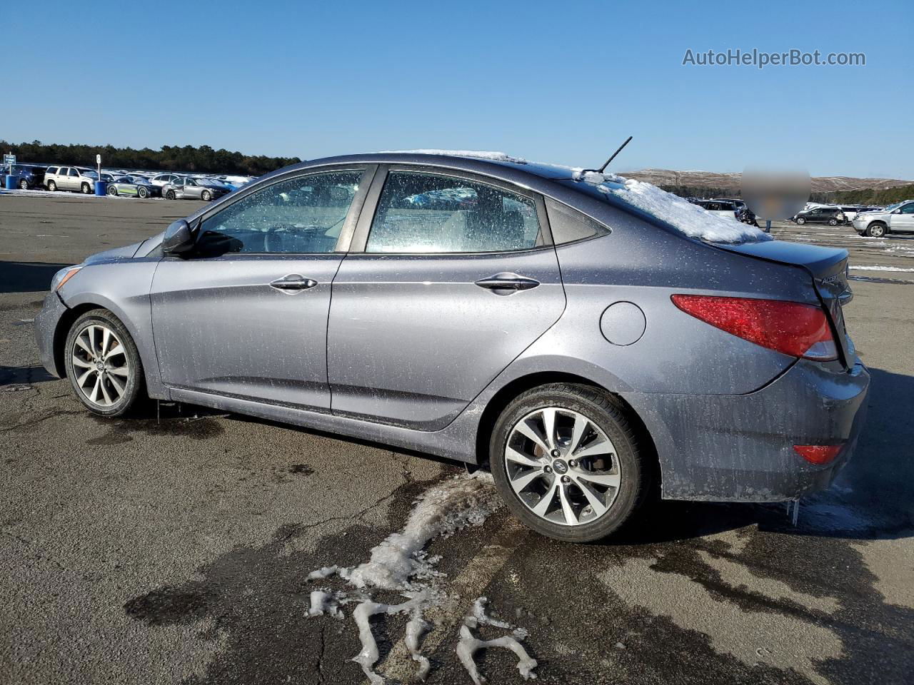 2017 Hyundai Accent Se Gray vin: KMHCT4AE3HU285623