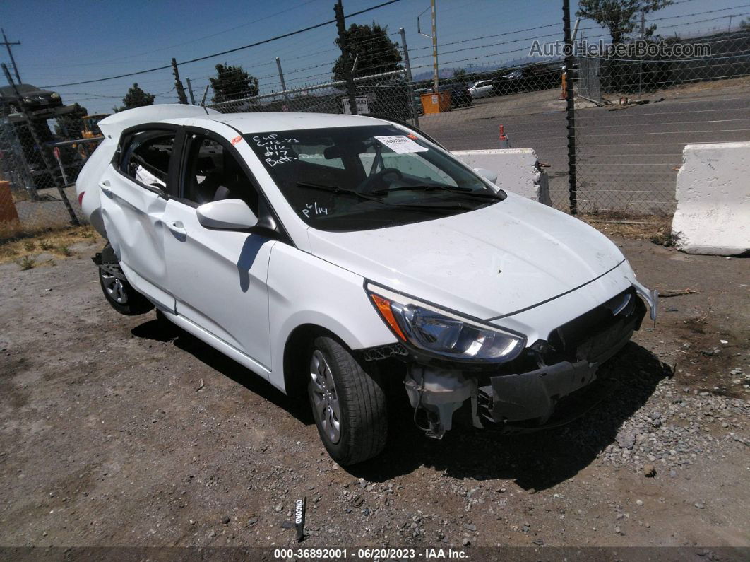 2017 Hyundai Accent Se White vin: KMHCT4AE3HU311735