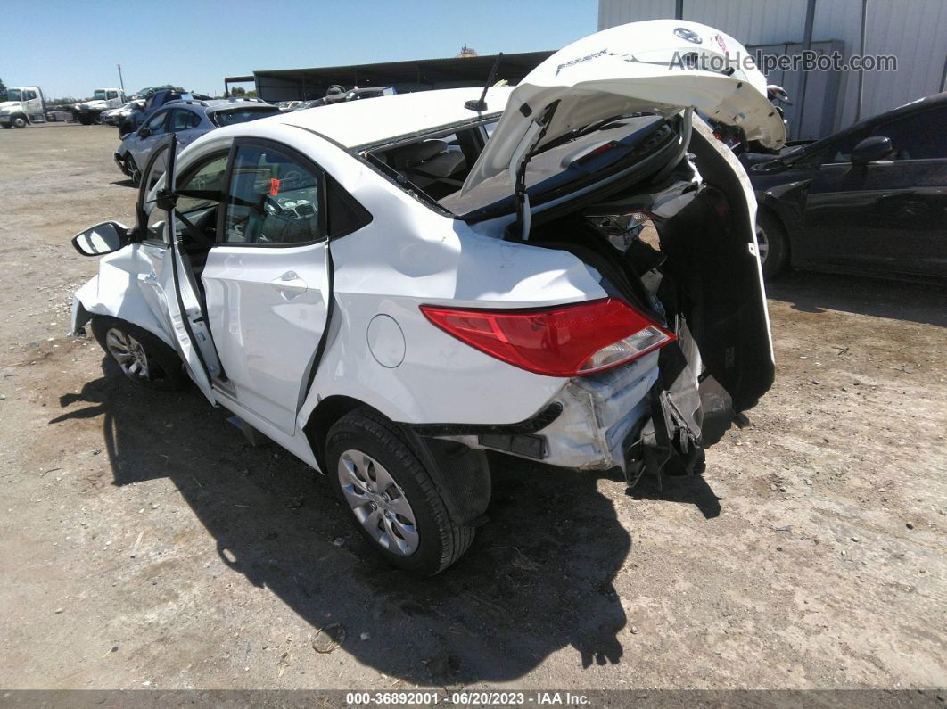 2017 Hyundai Accent Se White vin: KMHCT4AE3HU311735