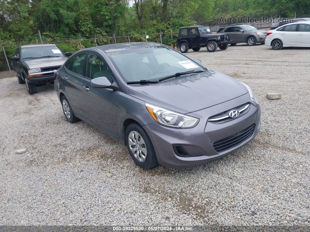 2017 Hyundai Accent Se Gray vin: KMHCT4AE3HU316093