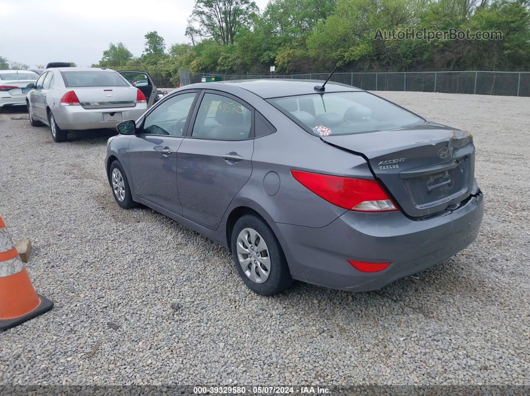 2017 Hyundai Accent Se Gray vin: KMHCT4AE3HU316093