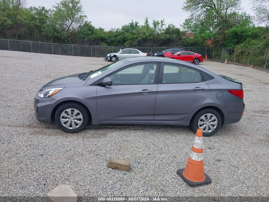 2017 Hyundai Accent Se Gray vin: KMHCT4AE3HU316093