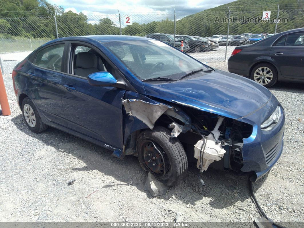 2017 Hyundai Accent Se Blue vin: KMHCT4AE3HU330771