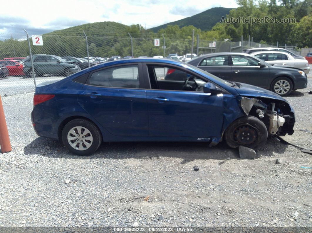 2017 Hyundai Accent Se Blue vin: KMHCT4AE3HU330771