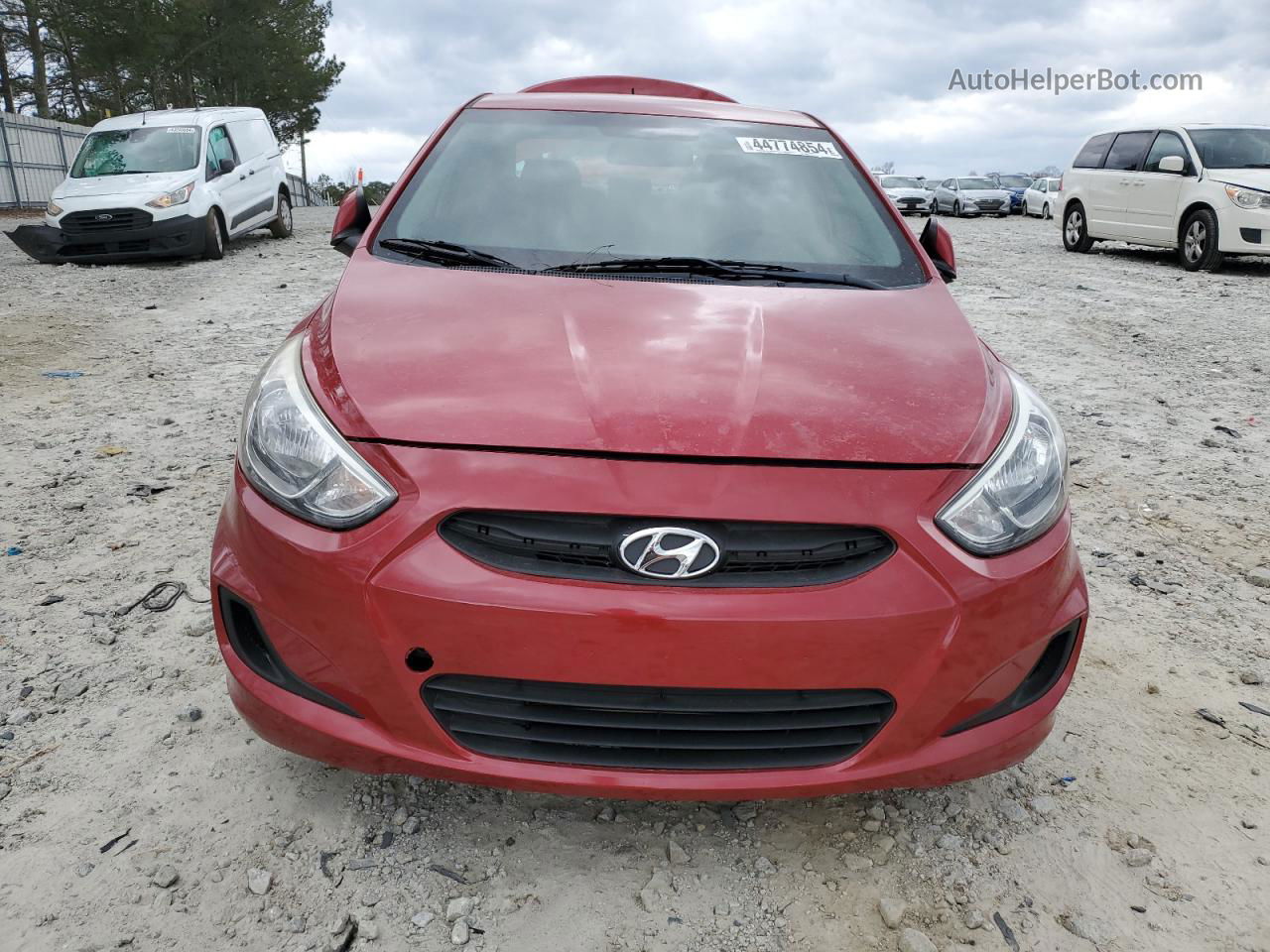 2017 Hyundai Accent Se Red vin: KMHCT4AE3HU336098