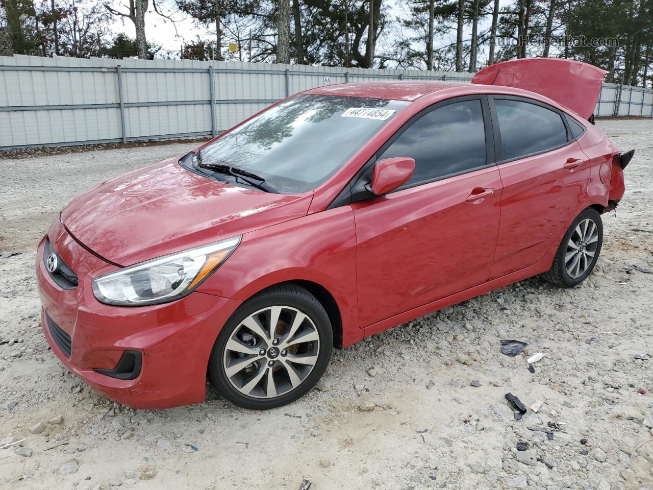 2017 Hyundai Accent Se Red vin: KMHCT4AE3HU336098