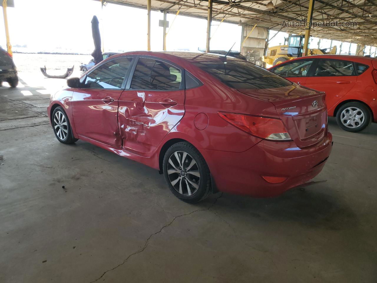 2017 Hyundai Accent Se Red vin: KMHCT4AE3HU349577