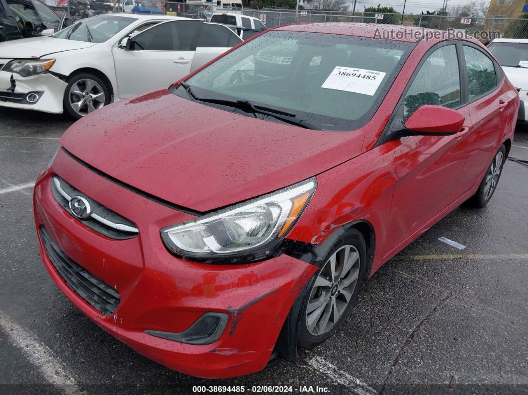 2017 Hyundai Accent Value Edition Красный vin: KMHCT4AE3HU360174