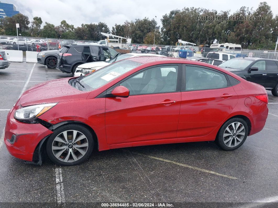 2017 Hyundai Accent Value Edition Red vin: KMHCT4AE3HU360174