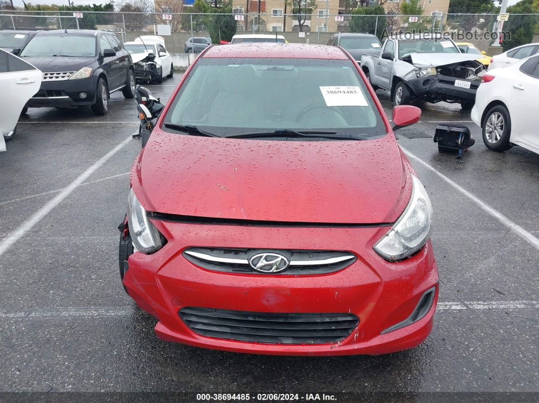 2017 Hyundai Accent Value Edition Красный vin: KMHCT4AE3HU360174