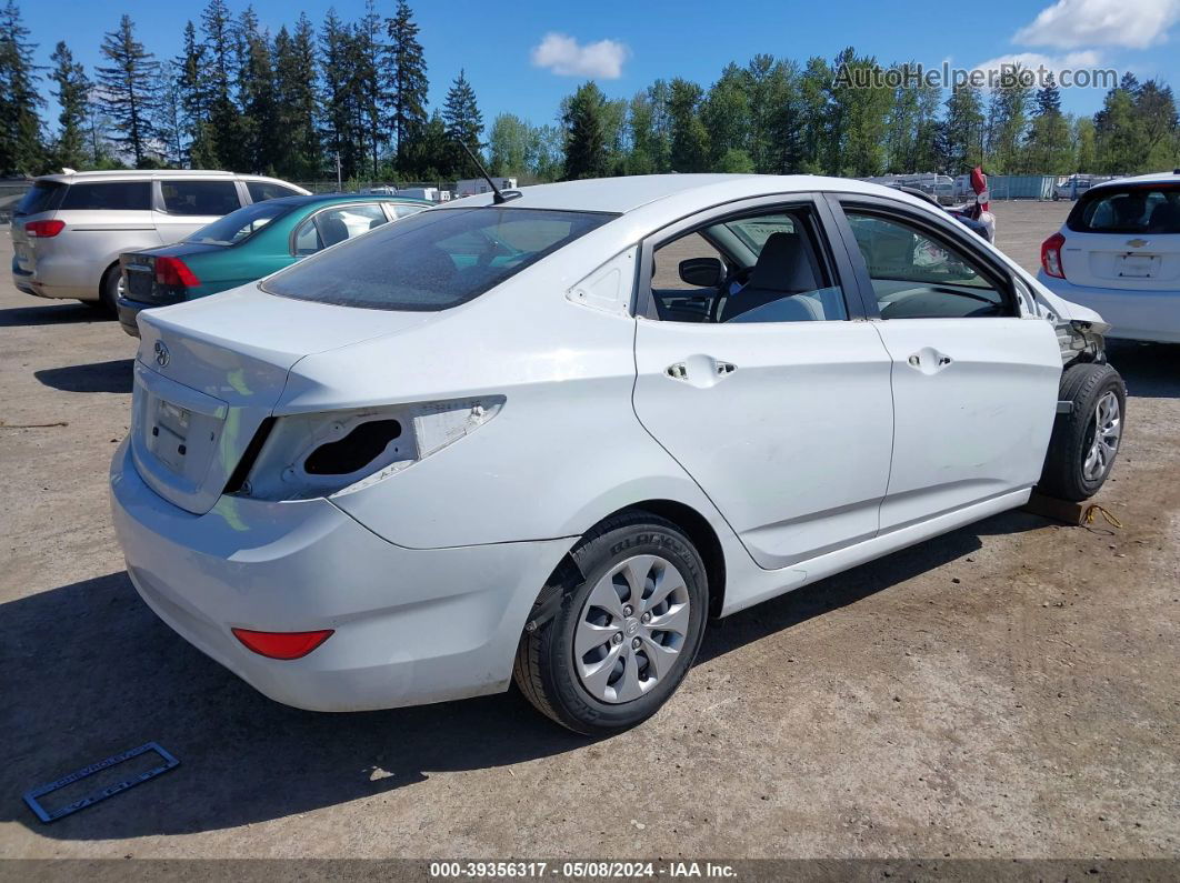 2017 Hyundai Accent Se White vin: KMHCT4AE3HU363897