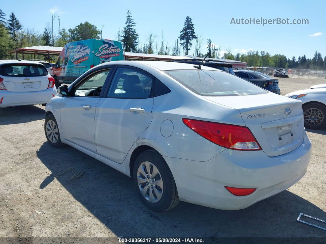 2017 Hyundai Accent Se White vin: KMHCT4AE3HU363897