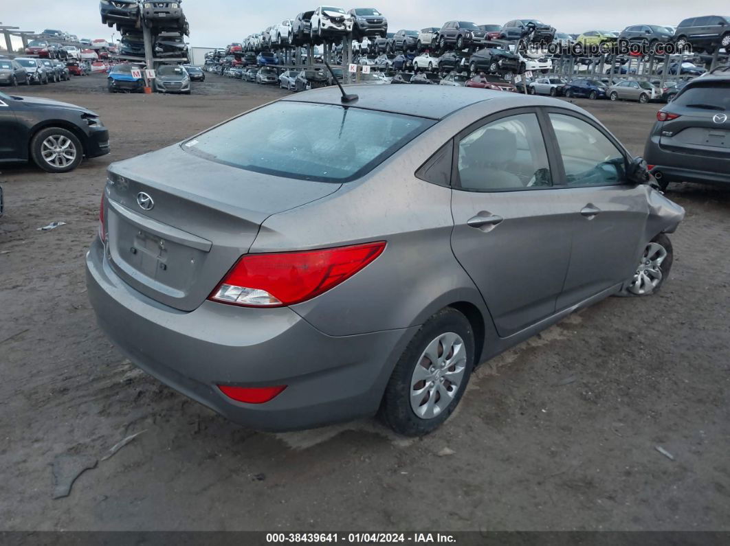 2017 Hyundai Accent Se Gray vin: KMHCT4AE3HU380182