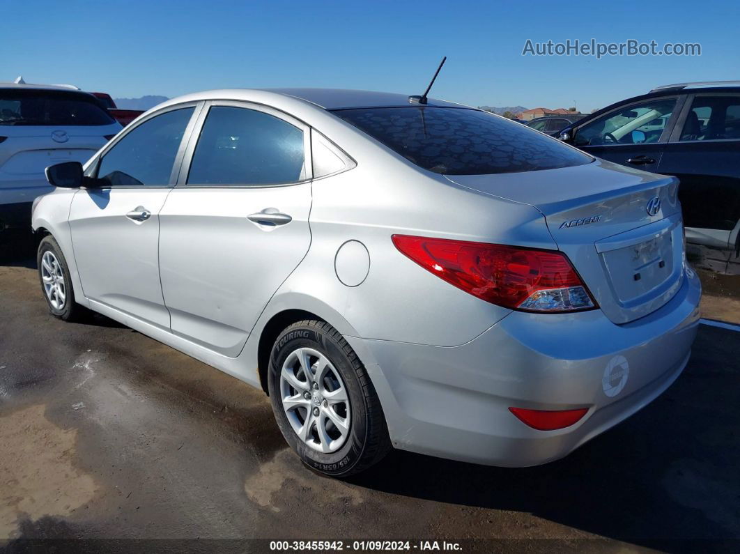 2013 Hyundai Accent Gls Серебряный vin: KMHCT4AE4DU502039