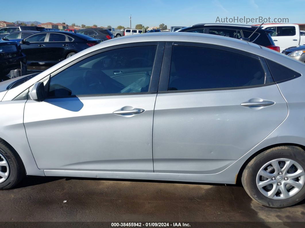 2013 Hyundai Accent Gls Silver vin: KMHCT4AE4DU502039