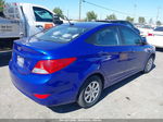 2013 Hyundai Accent Gls Blue vin: KMHCT4AE4DU538314