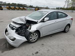 2014 Hyundai Accent Gls Silver vin: KMHCT4AE4EU720953