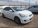 2014 Hyundai Accent Gls White vin: KMHCT4AE4EU750714