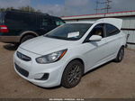 2014 Hyundai Accent Gls White vin: KMHCT4AE4EU750714