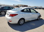 2014 Hyundai Accent Gls White vin: KMHCT4AE4EU753502