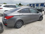 2015 Hyundai Accent Gls Gray vin: KMHCT4AE4FU798943