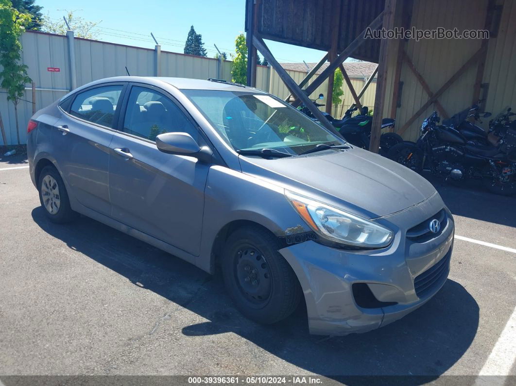 2015 Hyundai Accent Gls Серый vin: KMHCT4AE4FU835067