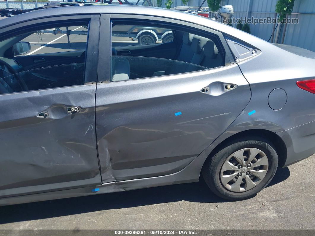 2015 Hyundai Accent Gls Gray vin: KMHCT4AE4FU835067