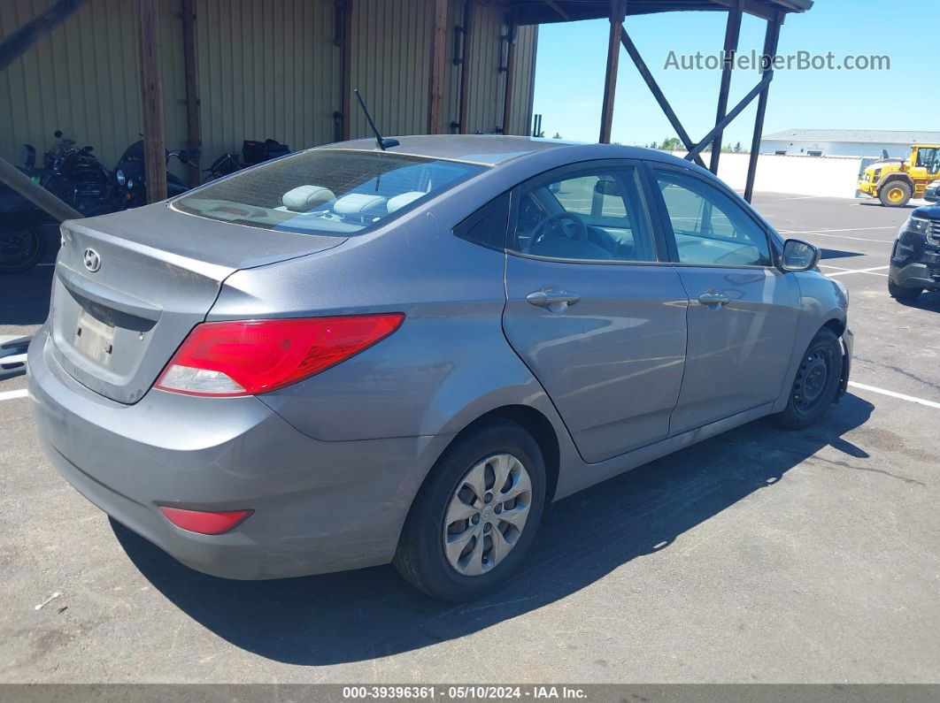 2015 Hyundai Accent Gls Gray vin: KMHCT4AE4FU835067