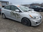 2015 Hyundai Accent Gls Silver vin: KMHCT4AE4FU877013