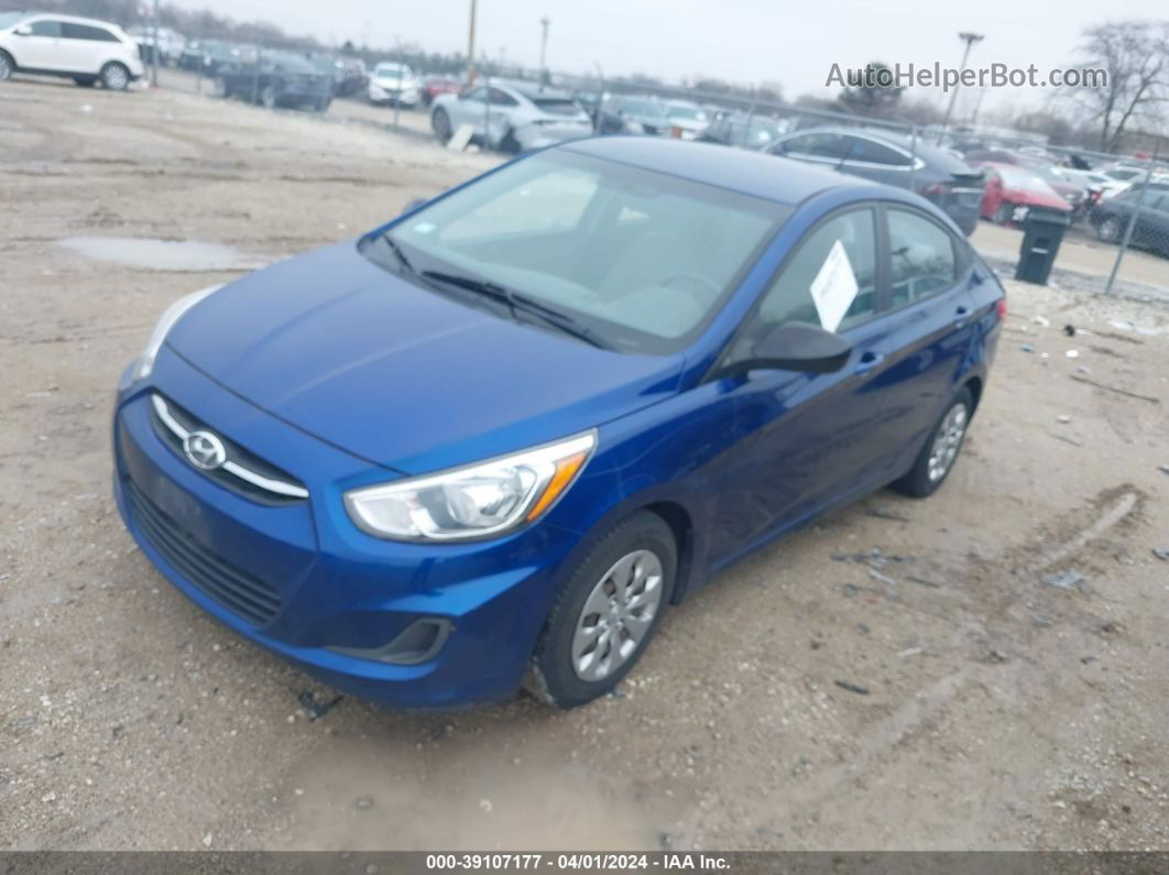 2015 Hyundai Accent Gls Blue vin: KMHCT4AE4FU880977