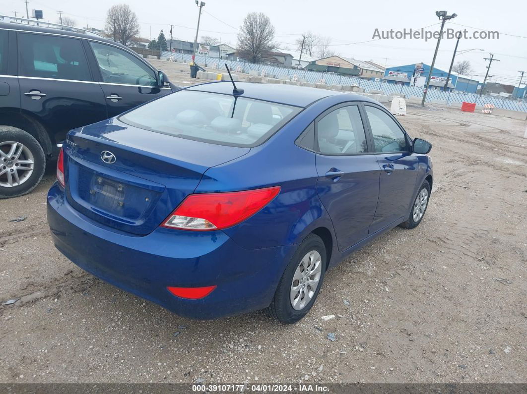 2015 Hyundai Accent Gls Синий vin: KMHCT4AE4FU880977