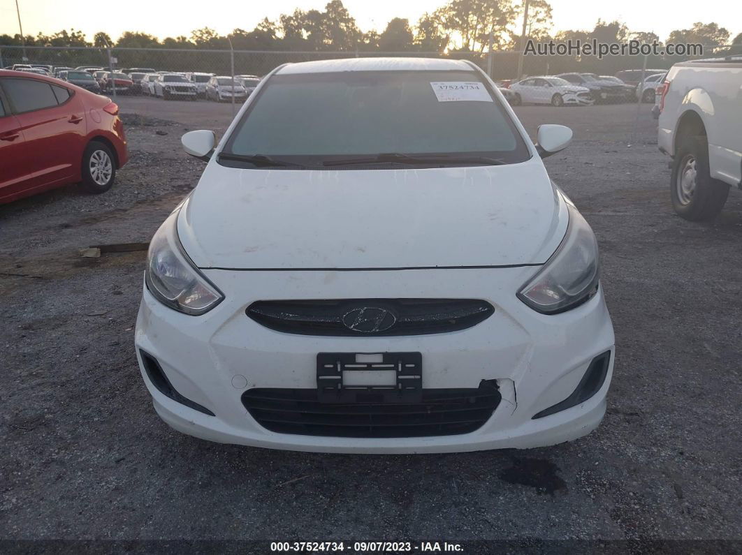 2015 Hyundai Accent Gls White vin: KMHCT4AE4FU899271