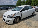 2015 Hyundai Accent Gls White vin: KMHCT4AE4FU902119