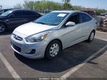 2015 Hyundai Accent Gls Silver vin: KMHCT4AE4FU902718