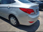 2015 Hyundai Accent Gls Silver vin: KMHCT4AE4FU902718