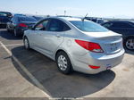 2015 Hyundai Accent Gls Silver vin: KMHCT4AE4FU902718