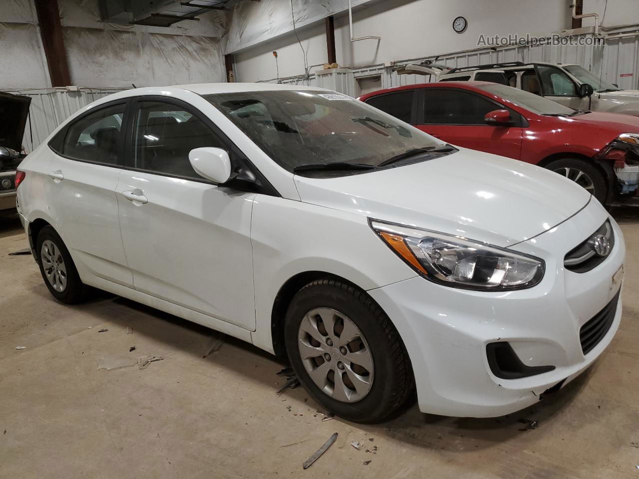 2015 Hyundai Accent Gls White vin: KMHCT4AE4FU931748