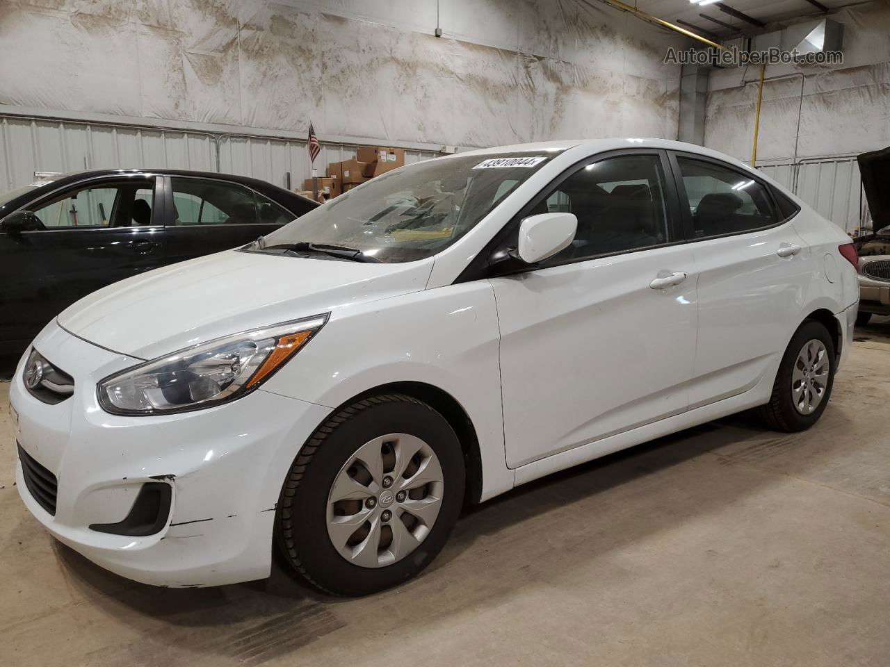 2015 Hyundai Accent Gls White vin: KMHCT4AE4FU931748