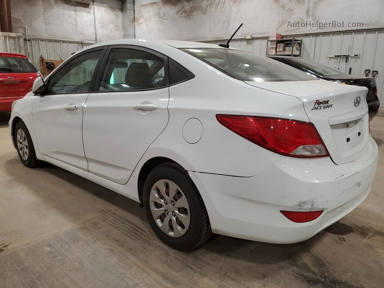 2015 Hyundai Accent Gls White vin: KMHCT4AE4FU931748